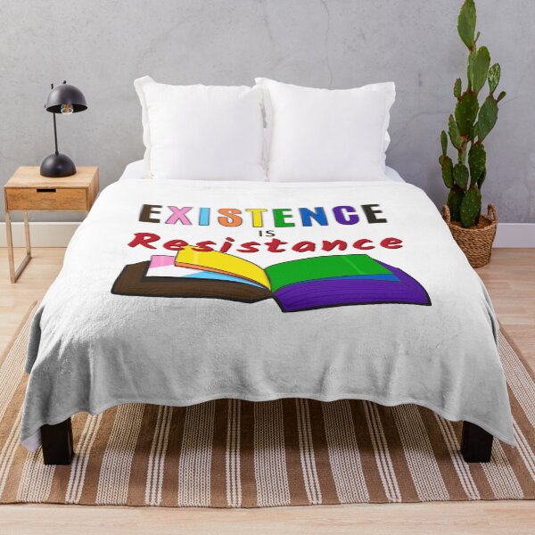 Item preview, Existence is Resistance - Pride Reader designed and sold by rorynorth.