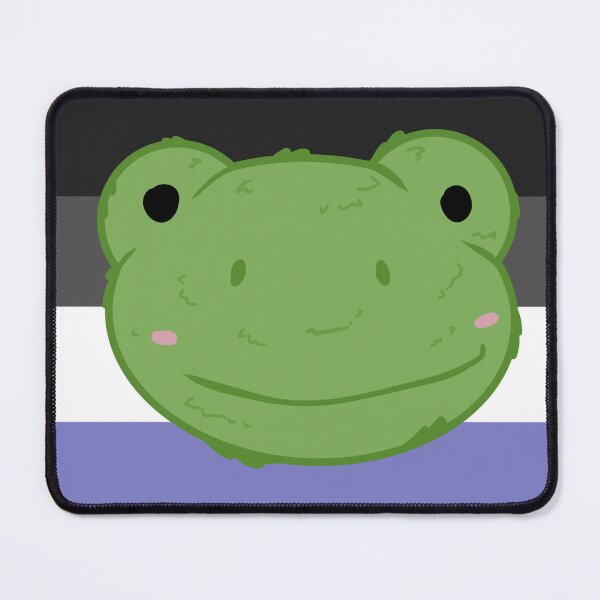 Item preview, frog + pastel ace background designed and sold by FussyTortoise.