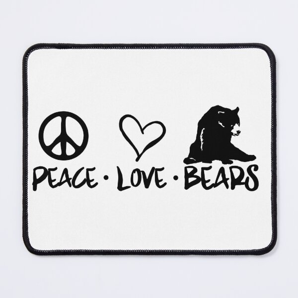 Item preview, Peace Love Bears designed and sold by BLACKPALMDESIGN.
