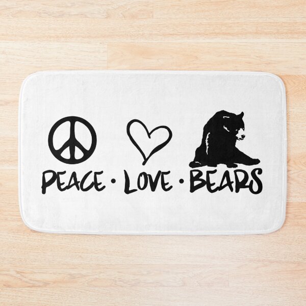 Item preview, Peace Love Bears designed and sold by BLACKPALMDESIGN.