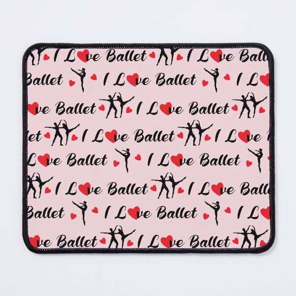 Item preview, I Love Ballet Dancing Pink designed and sold by VintageStyle.