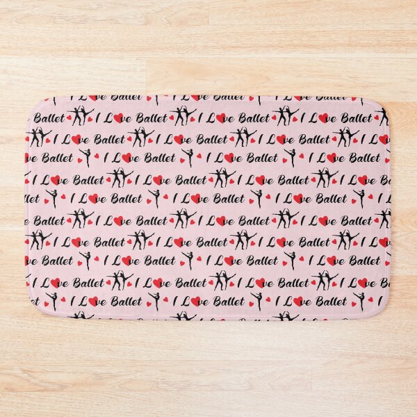 Item preview, I Love Ballet Dancing Pink designed and sold by VintageStyle.