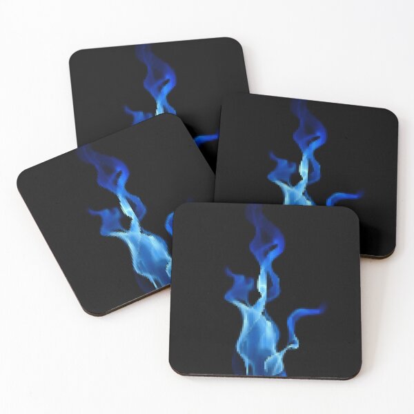 Aperçu de l'œuvre Flammes bleues créée et vendue par PIXEL-DIXEL.