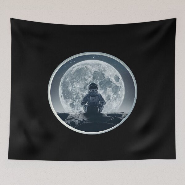 Item preview, Moonstruck Astronaut designed and sold by TheCapulet.