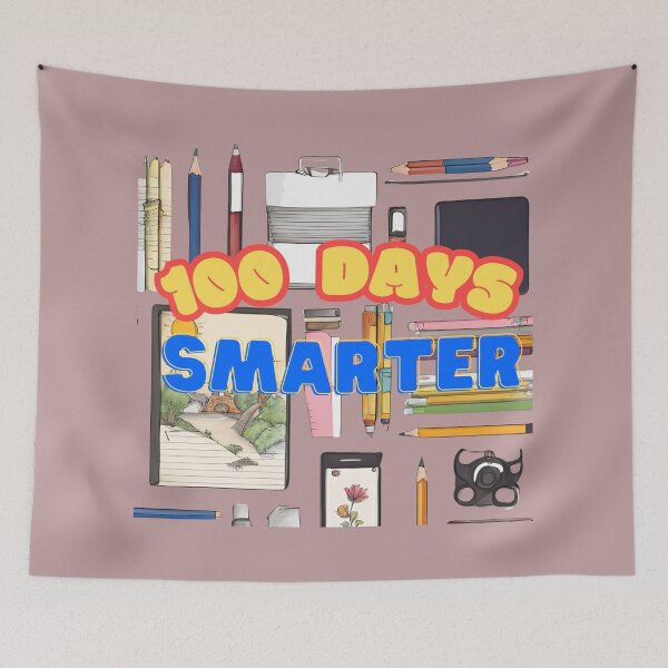 Item preview, 100 days smarter | Custom T-Shirts & More designed and sold by PrintPixDesigns.
