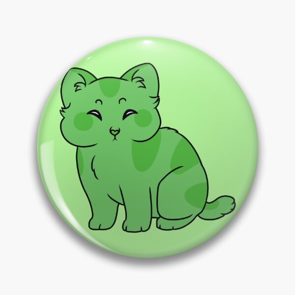 Item preview, Green Chibi Cat designed and sold by WindyFizz.