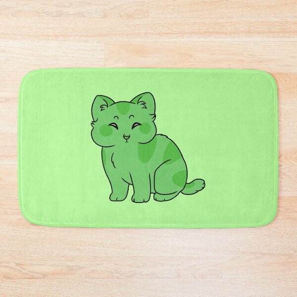 Item preview, Green Chibi Cat designed and sold by WindyFizz.