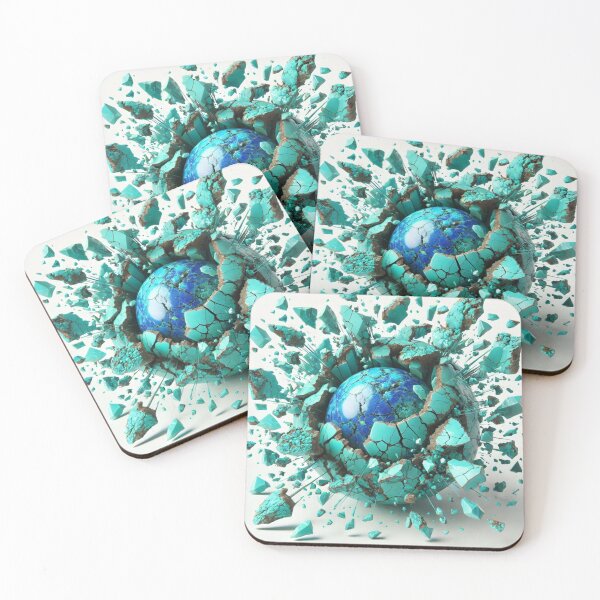 Item preview, Gemstones of The world Turquoise with core of Lapis  designed and sold by ZulryLifestyles.
