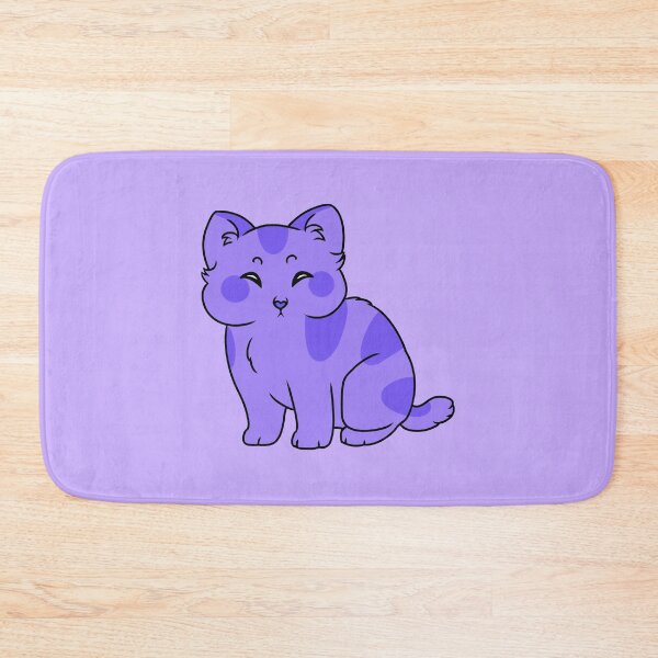 Item preview, Purple Chibi Cat designed and sold by WindyFizz.