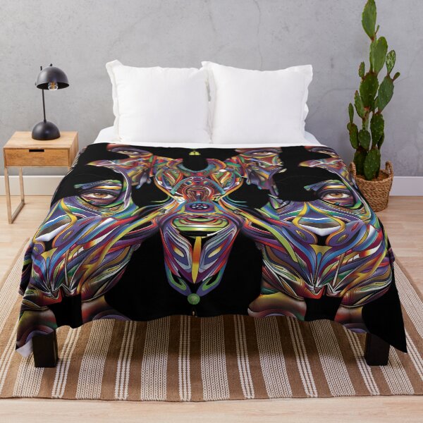 Item preview, Surreal Abstract Faces with Vibrant Eyes designed and sold by Skolyak.