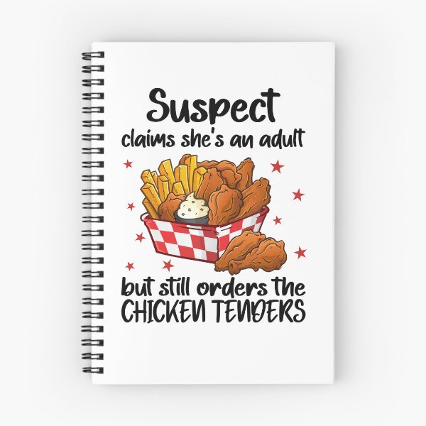 Item preview, Suspect claims she's an adult But Still Order Chicken Tenders designed and sold by vintagearttee.