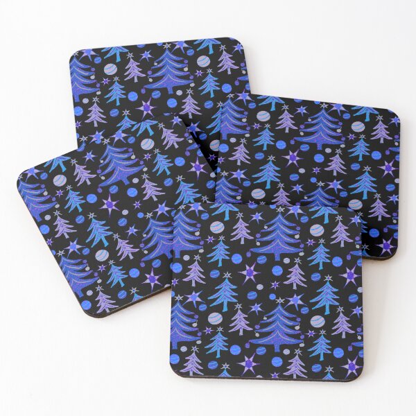 Item preview, Hanukkah Trees-Black  designed and sold by deblevart.