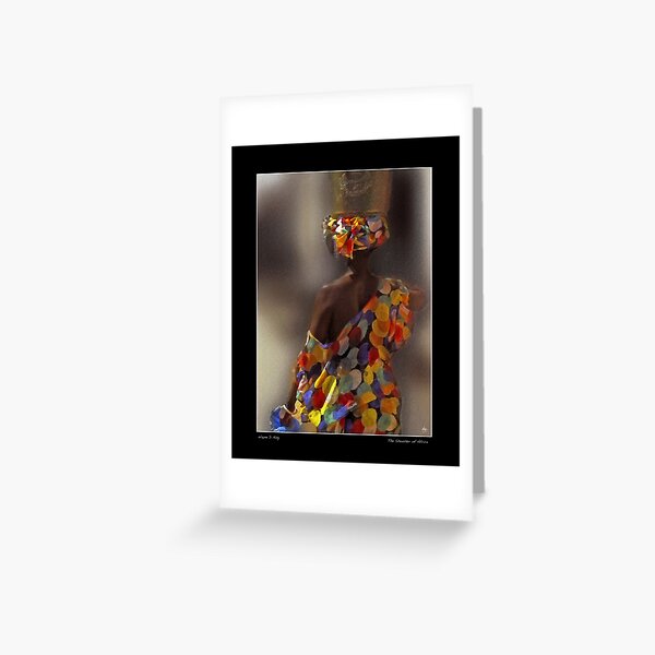 The Shoulder of Africa Poster Greeting Card