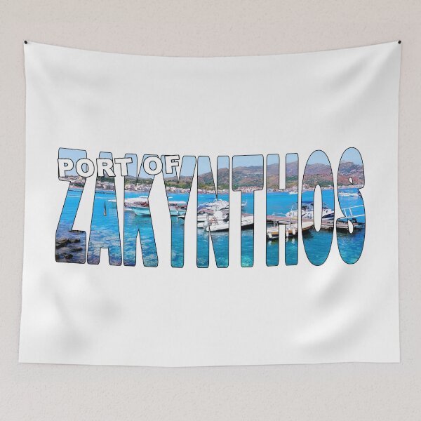 Item preview, Port of ZAKYNTHOS  - Greece on a Stunning Day designed and sold by Adam Gormley.
