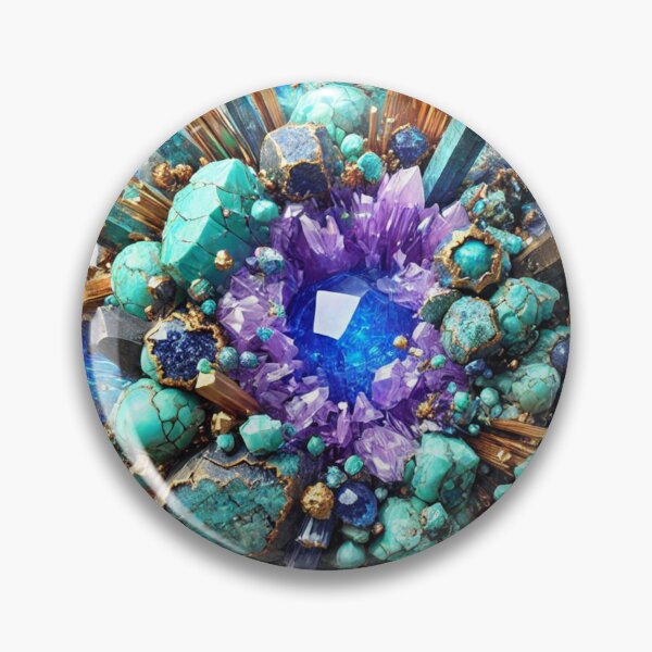 Item preview, Gemstones of the world Tanzanite's turquoise gold quartz  designed and sold by ZulryLifestyles.