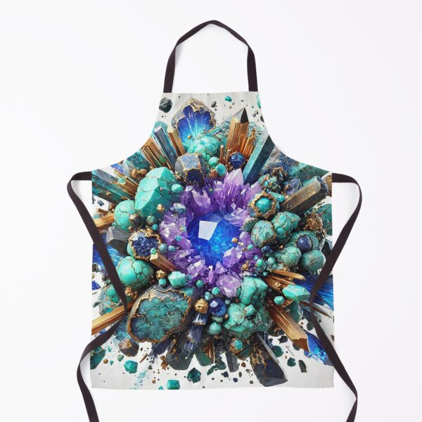 Item preview, Gemstones of the world Tanzanite's turquoise gold quartz designed and sold by ZulryLifestyles.