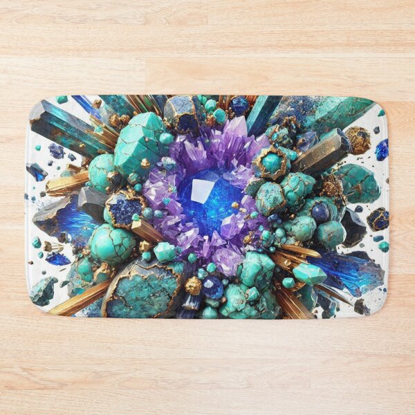 Item preview, Gemstones of the world Tanzanite's turquoise gold quartz  designed and sold by ZulryLifestyles.