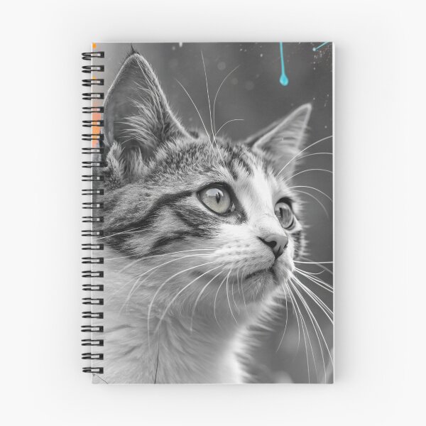 Item preview, Colorful Curiosity: A Splash of Feline Charm designed and sold by fc2c.