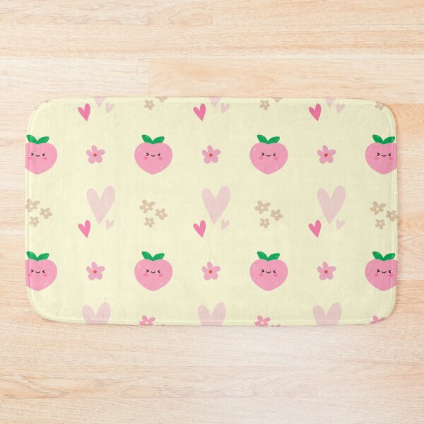Item preview, Cute peach pink heart in yellow pastel designed and sold by HoneyBlizz.