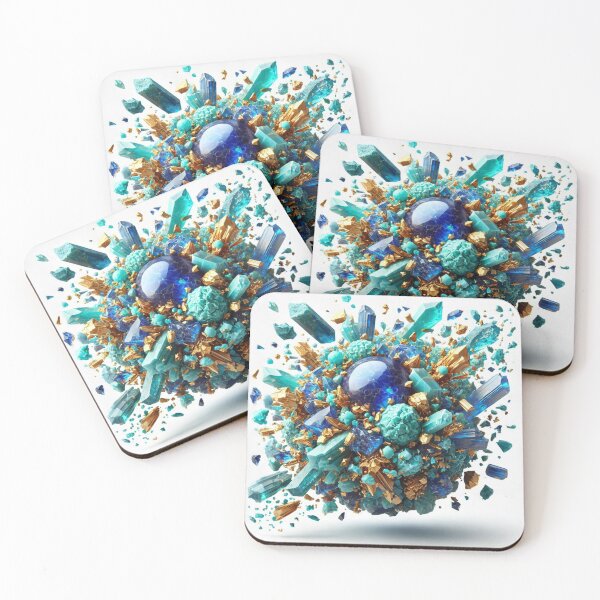 Item preview, Gemstones of the world Tanzanite's turquoise gold quartz  designed and sold by ZulryLifestyles.