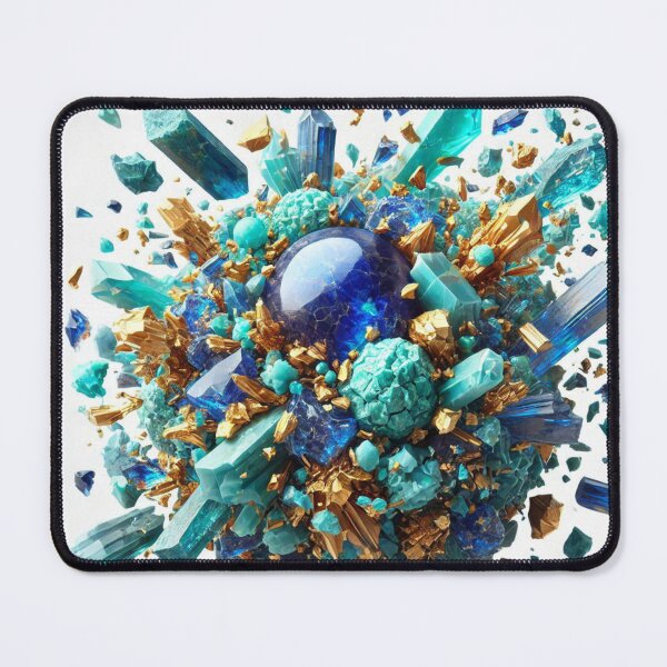 Item preview, Gemstones of the world Tanzanite's turquoise gold quartz  designed and sold by ZulryLifestyles.