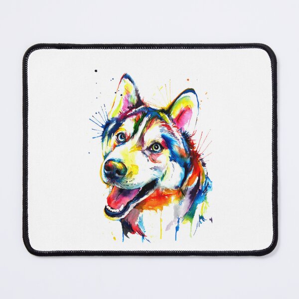 Item preview, Siberian Husky Dog Colorful Art designed and sold by doodIllustrate.