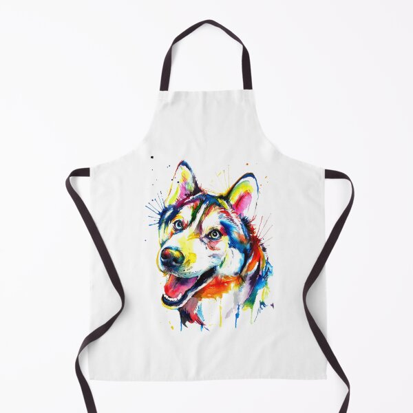 Item preview, Siberian Husky Dog Colorful Art designed and sold by doodIllustrate.