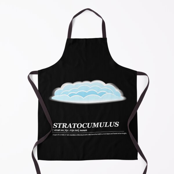 Item preview, Stratocumulus cloud illustration with meaning white text designed and sold by Athicha44.