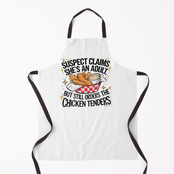 Item preview, Suspect claims she's an adult But Still Order Chicken Tenders designed and sold by vintagearttee.