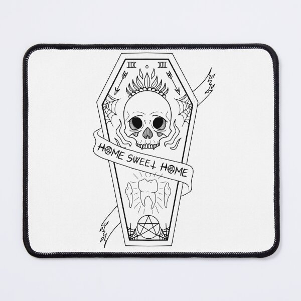 Item preview, Copy of Coffin Home - white ink. designed and sold by CoffinBoneArt.