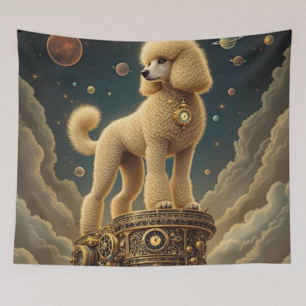 Item preview, Poodle with Quantum Pendant designed and sold by HabitableMoons.