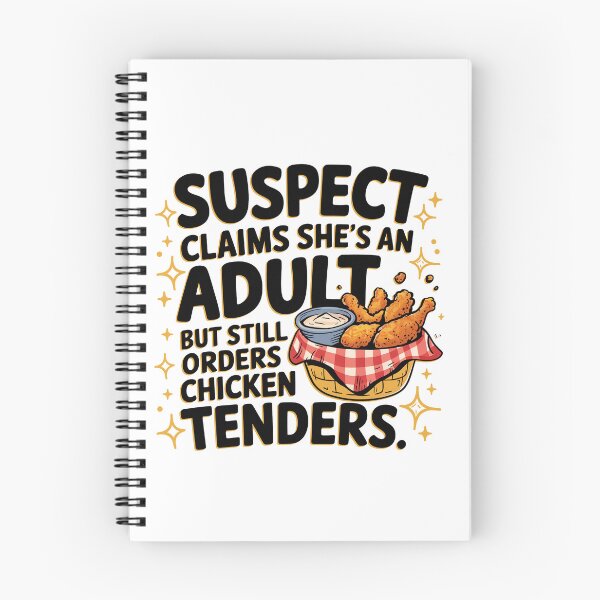 Item preview, Suspect claims she's an adult But Still Order Chicken Tenders designed and sold by vintagearttee.