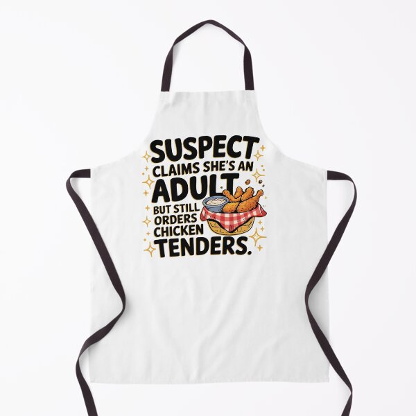 Item preview, Suspect claims she's an adult But Still Order Chicken Tenders designed and sold by vintagearttee.