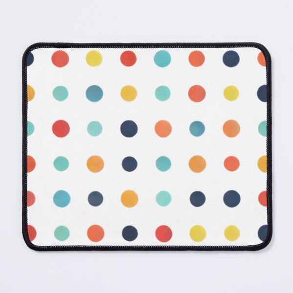 Item preview, Minimalist Colorful Polka Dot Pattern - Modern Fabric and Home Decor Design designed and sold by SakuraJapanArt.
