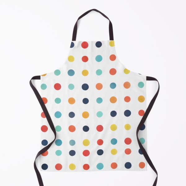 Item preview, Minimalist Colorful Polka Dot Pattern - Modern Fabric and Home Decor Design designed and sold by SakuraJapanArt.