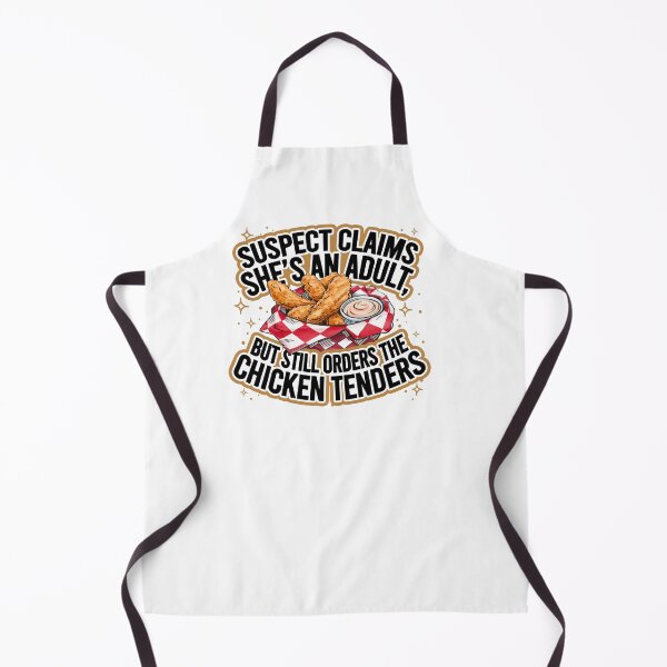 Item preview, Suspect claims she's an adult But Still Order Chicken Tenders designed and sold by vintagearttee.