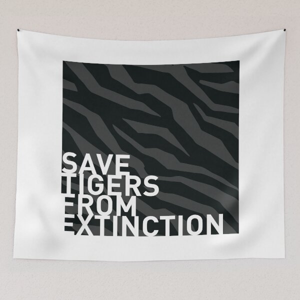 Item preview, Save Tigers From Extinction designed and sold by TIGERRIFIC.