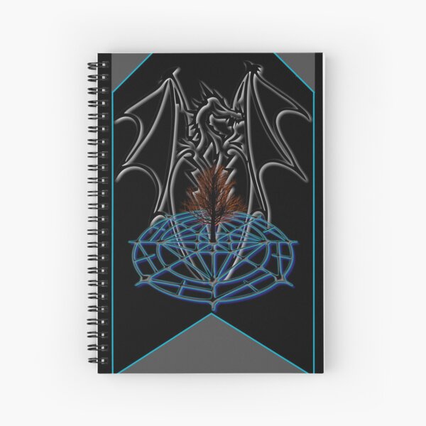 Dragon Flag Spiral Notebook