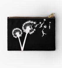 Dandylion Flight - white silhouette Studio Pouch