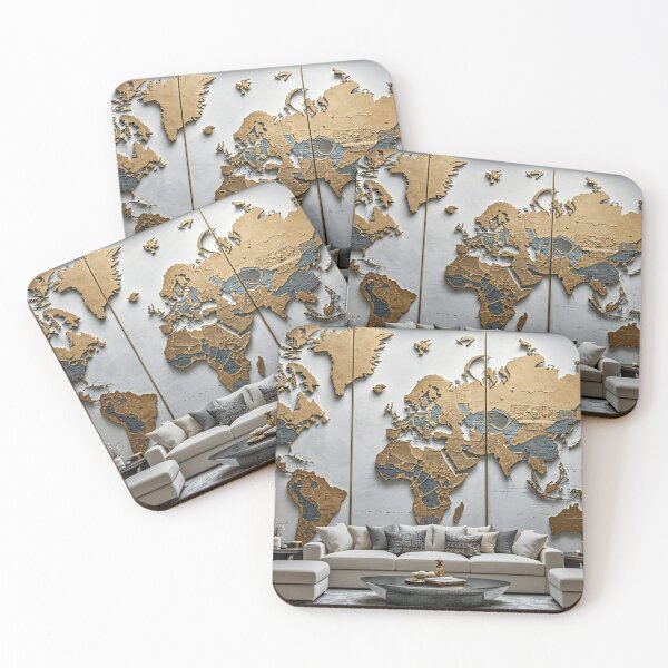 Item preview, Luxury World Wall Art designed and sold by yaser1234.