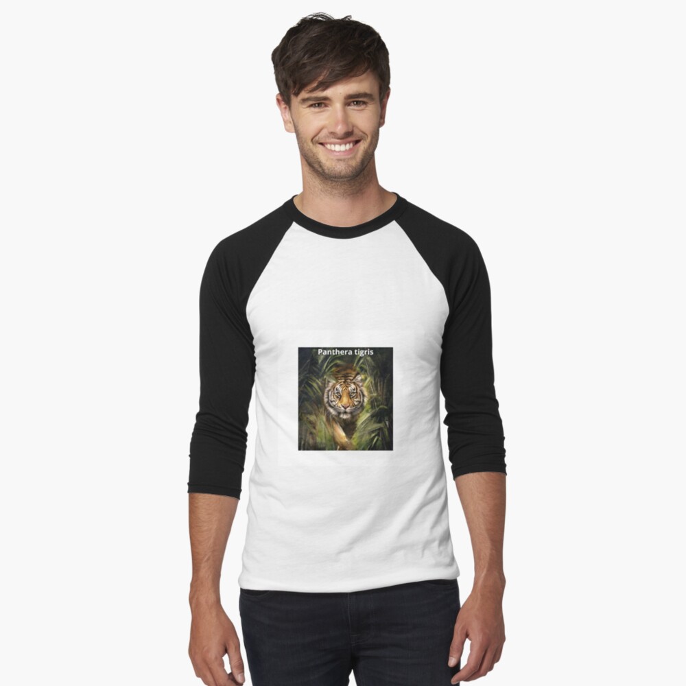 Aperçu de l'œuvre T-shirt baseball manches ¾ créée et vendue par charlolo.