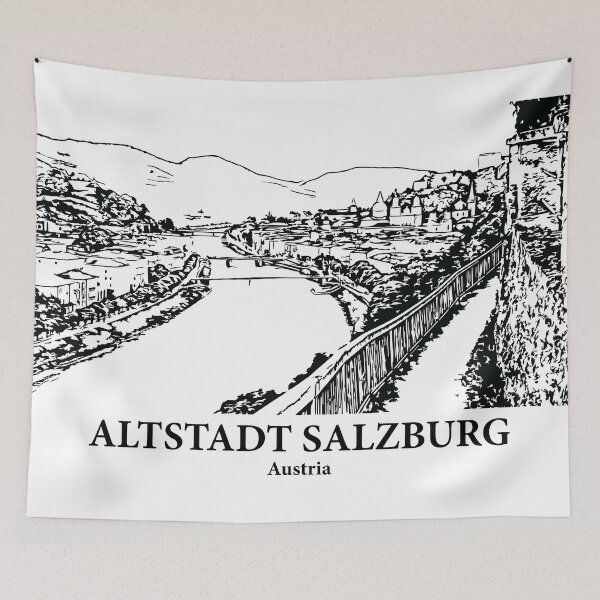 Item preview, Altstadt Salzburg - Austria designed and sold by Lakeric Cityscapes.