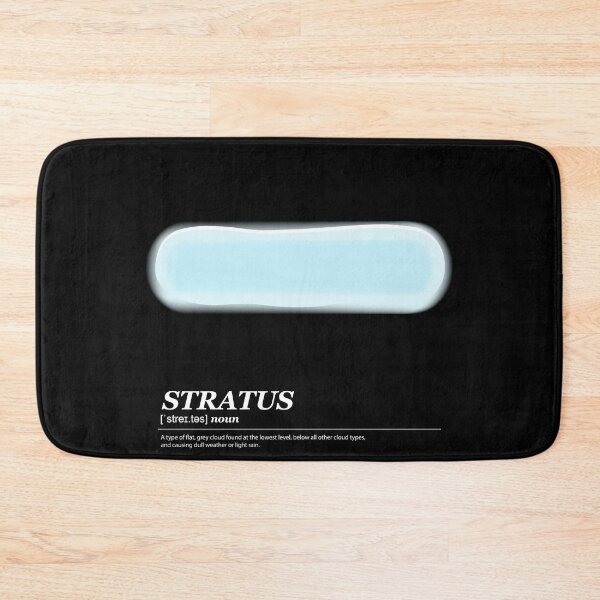 Item preview, Stratus cloud illustration with meaning white text designed and sold by Athicha44.