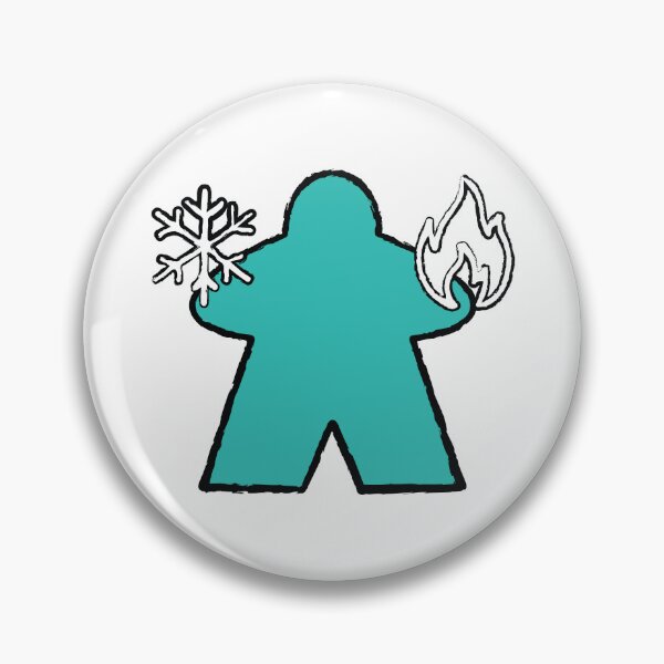 Item preview, Turquoise Elementalist Meeple! designed and sold by BaronsGames.