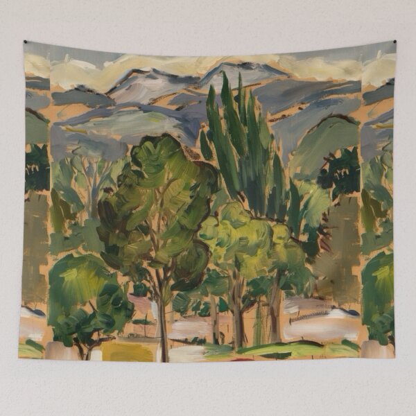 Item preview, Provençal Pathway - Timeless French Countryside Landscape designed and sold by CARRAANN.