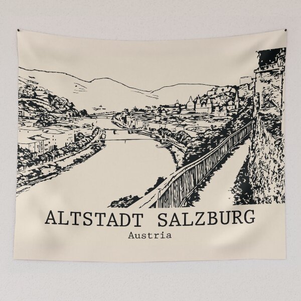 Item preview, Altstadt Salzburg - Austria designed and sold by Lakeric Cityscapes.