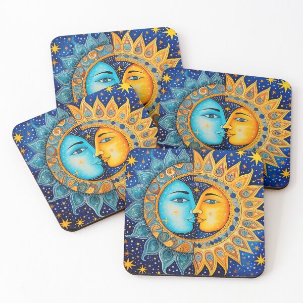 Item preview, Moon and Sun Wall Art Moon and Sun Sticker Moon and Sun Tote Bag designed and sold by Kristylynn757.