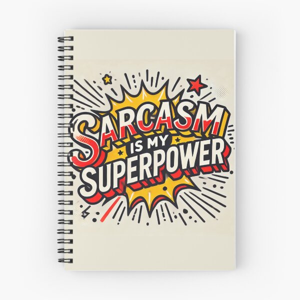 Item preview, Sarcasm is My Superpower: Bold and Playful Typography designed and sold by KittyKatto.