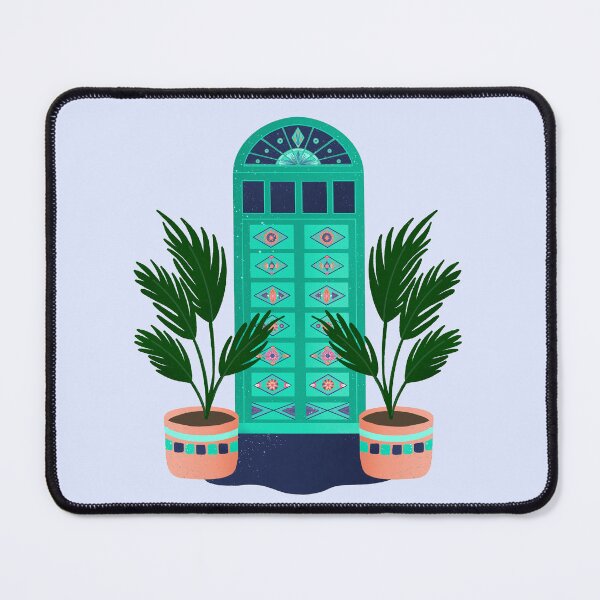 Item preview, Turquoise Moroccan Door designed and sold by Home Cyn Home.