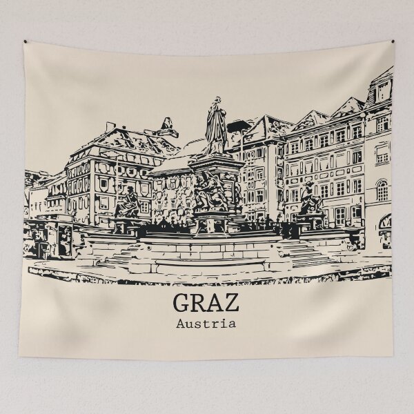 Item preview, Graz - Austria designed and sold by Lakeric Cityscapes.